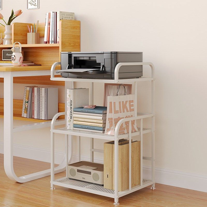 打印机置物架家用小型放置柜办公室复印机专用架子落地主机箱托架