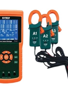 Extech PQ3450-12 1200A 3 相功率分析仪和数据记录仪套件