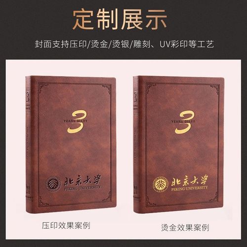 三年日记本365天计划本一天一问自由书复古人生规划读书笔记本子a