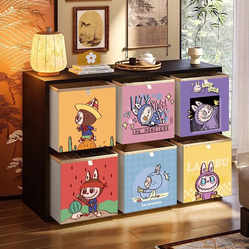 拉布布收纳箱2025新款家用百纳箱衣物被子储物箱折叠整理箱收纳盒