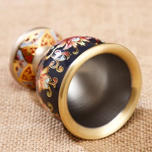 铜制祝酒杯佛前供水杯家庭供养杯关公杯财神杯仙佛酒桌