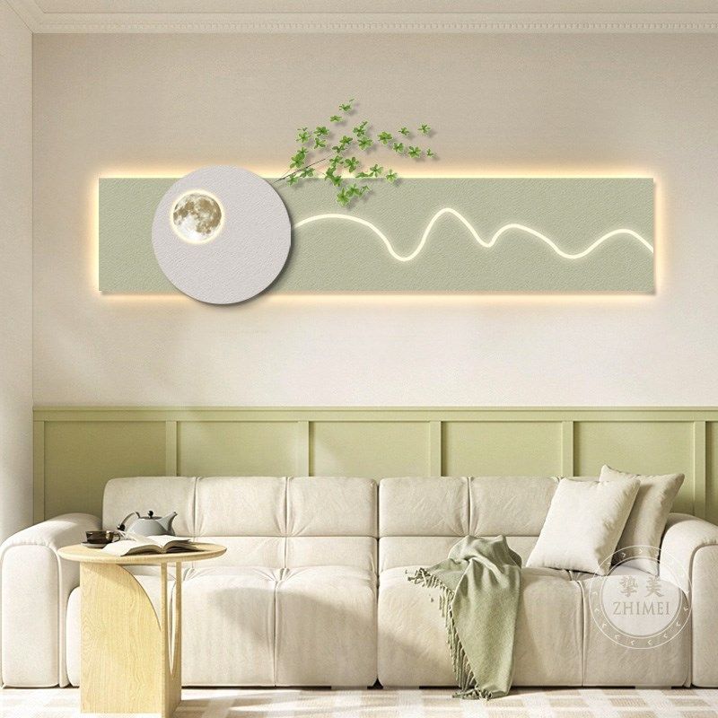 奶油风轻奢客厅装饰画沙发背景墙挂画简约现代高级感立体餐厅壁画,家居饰品,现代装饰画,淘宝优惠券,粉丝福利购,淘宝优惠卷