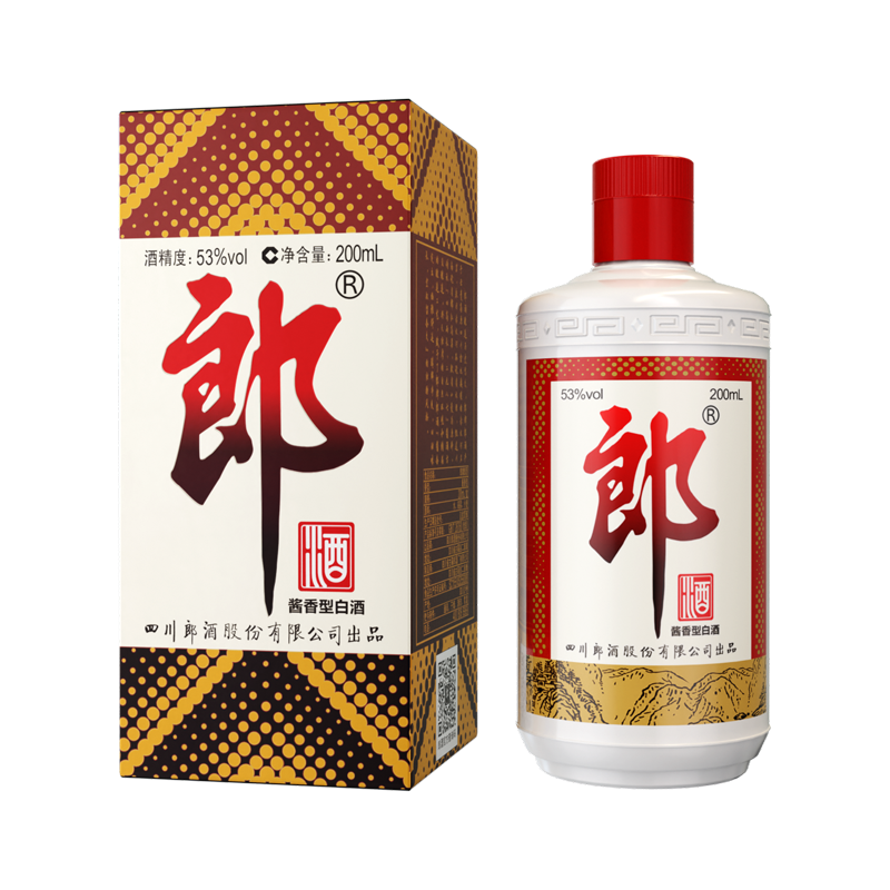 郎牌郎酒 53度 200ml*1瓶 酱香型白酒 礼送佳选自饮口粮酒
