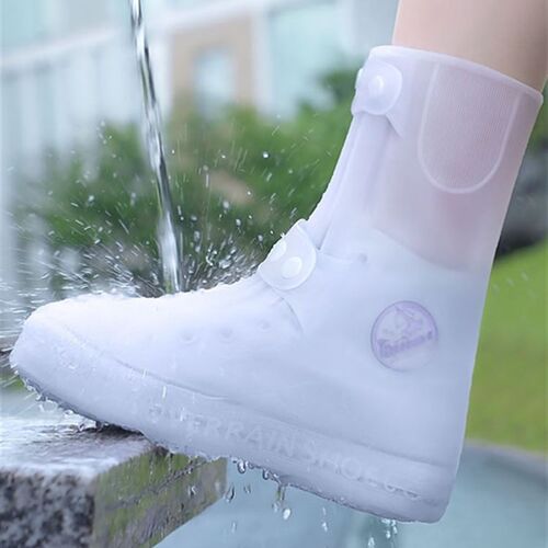 德国暴雨级防水鞋套防滑加厚耐磨下雨天反覆使用学生上学专用便携