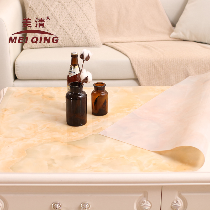 大理石纹桌布茶几垫桌垫软玻璃大理石桌布茶几桌布防水防烫长方形