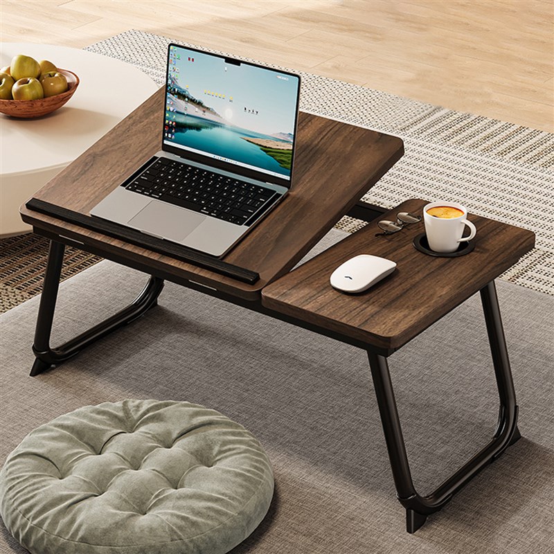 床上小桌子电脑桌可折叠升降宿舍学生学习阅读床用小桌板家用儿童