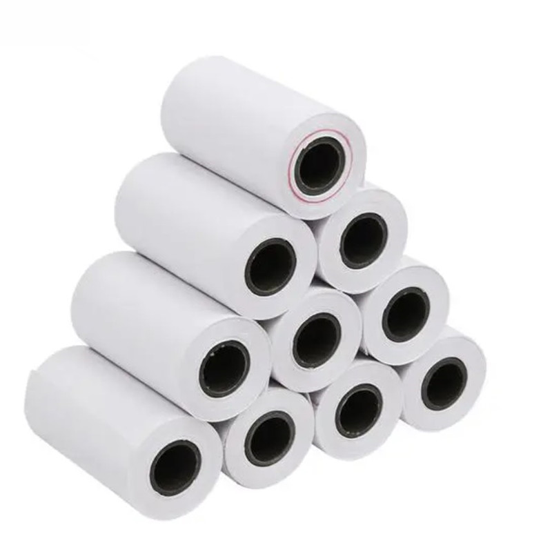 57X50mm热敏票据打印纸美团打印机用纸80X50mm优质票据光滑不掉粉
