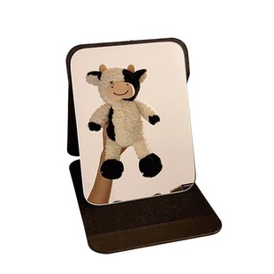 MOLA.Late.随身化妆镜女折叠翻盖式 晚初 高端小镜子可立梳妆镜