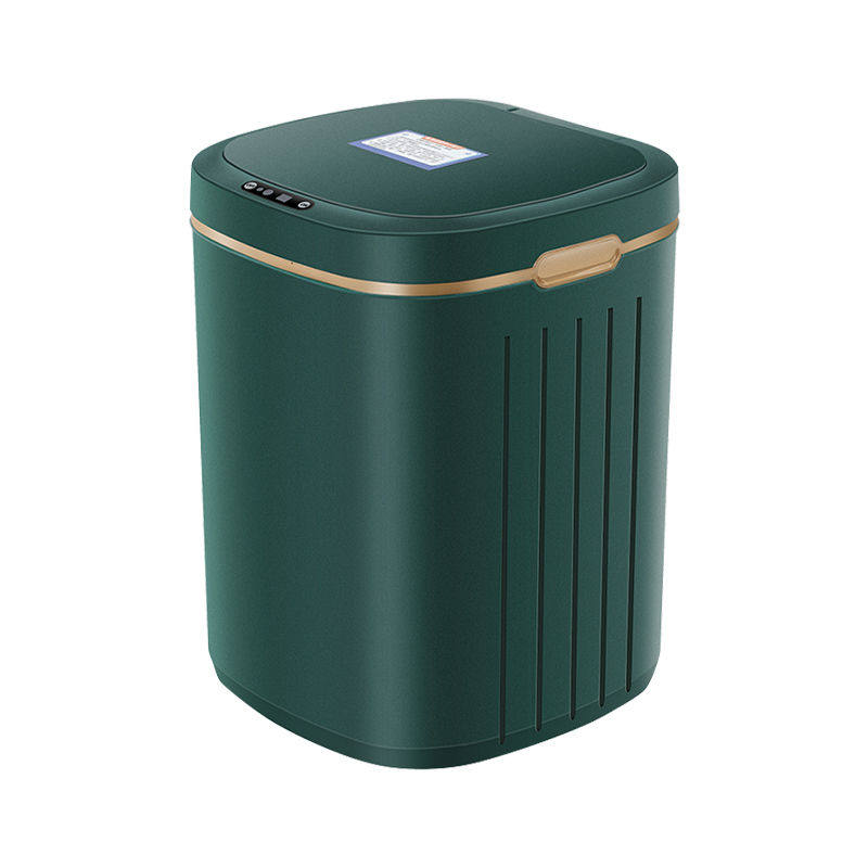 智能垃圾桶家用感应式厨房电动大容量自动厕所化妆室客厅轻奢带盖