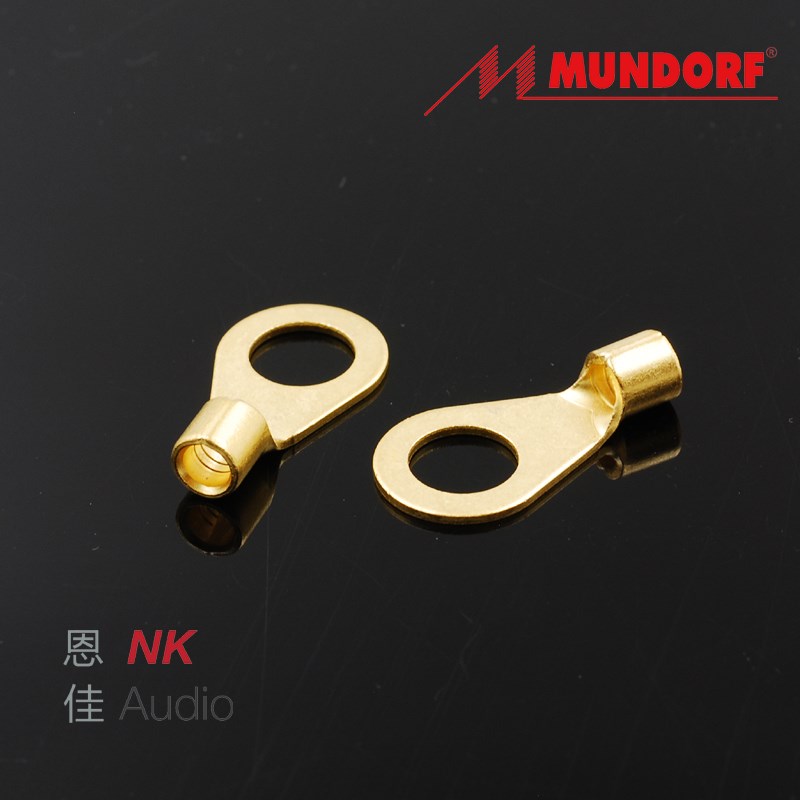 原装行货Munhdorf Mcap蒙多福接线环发烧端子接线耳纯铜镀金
