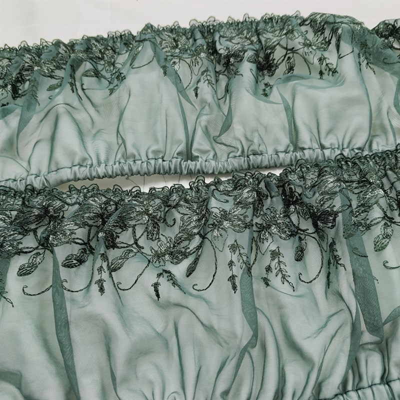 十字绣绣绷套千年木绷M绷棘轮绣架绣布保护套墨绿色