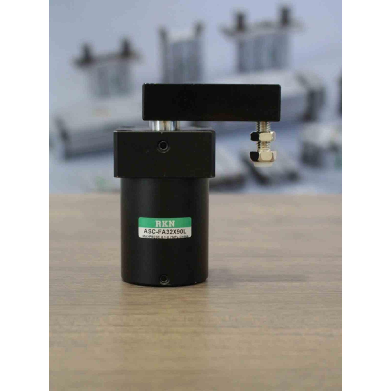 法兰型转角下压夹紧气缸ASC-FA25 32 40 50 63-S-D-R/LX45X60X90