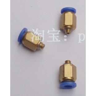 直接直通PC4-M5 直接螺纹M5 插4*2.5气管