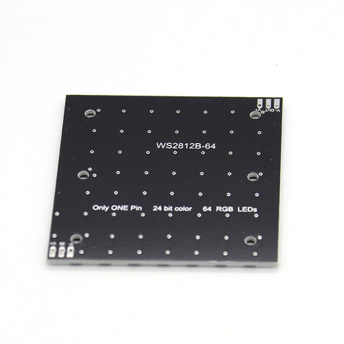 64位 WS2812B8*8 xRGB 5050 LED模块 ws2812s像素屏