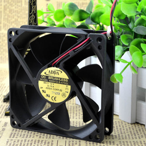 ADDA 9CM 9225 静音 双滚珠机箱风扇 12V 0.13A AD0912LB-A70GL