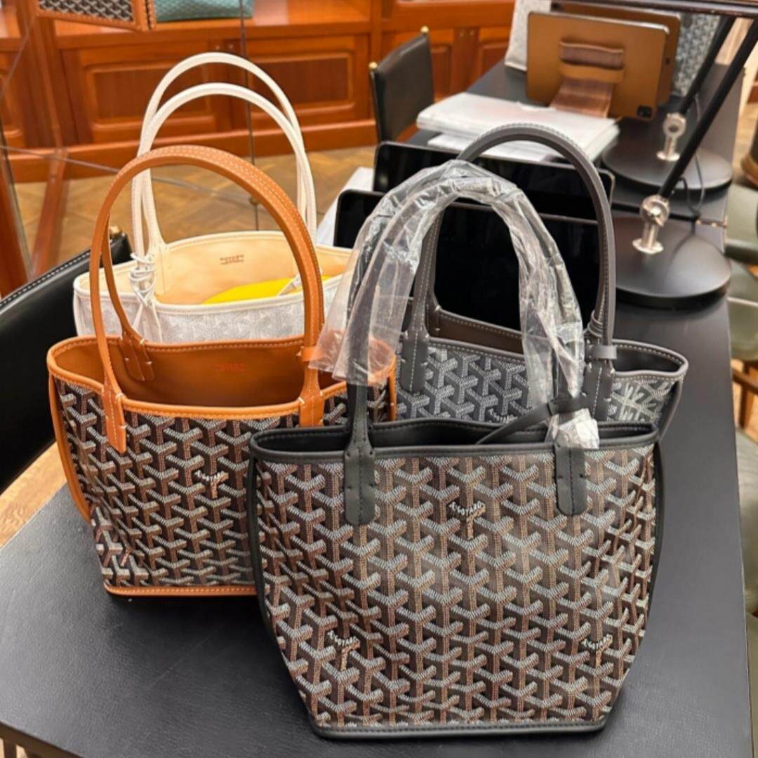 goyard戈雅迷你托特包子母腋下包单肩手提包菜篮子购物袋mini女包