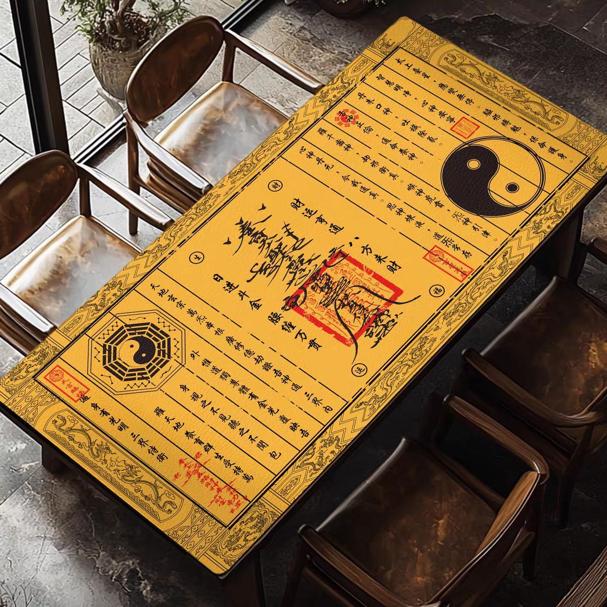太极八卦桌垫吸水吸油供台垫子