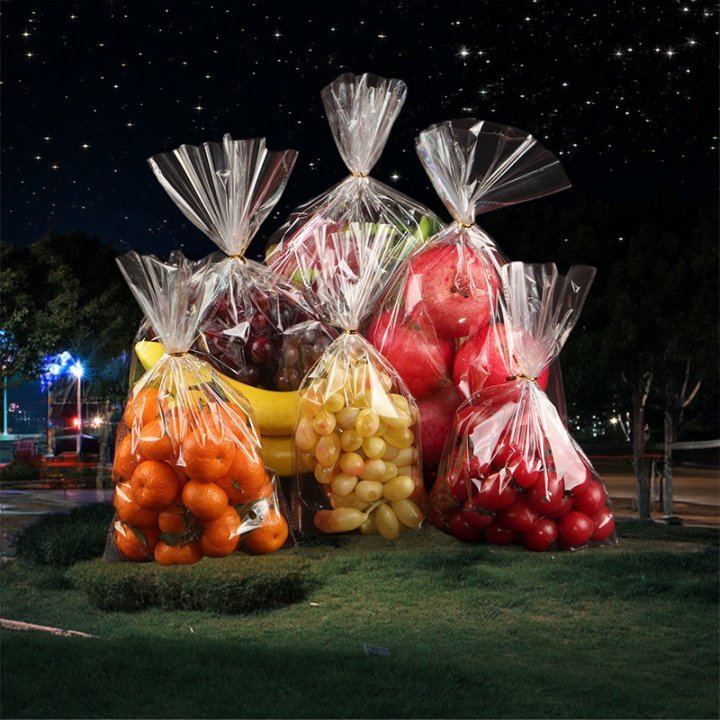 苹果手提防雾亮白塑料包装袋批发