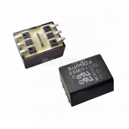 SUMIDA ESMIT100 600欧 1:1数字音频信号隔离牛变压器 200HZ-4KHZ