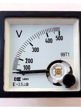 上海乐磁指针电流表 LECI 99T1 50V 100V  200V  250V 450V 500V