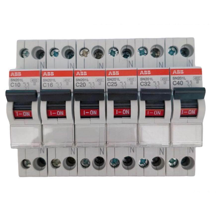 ABB SN201L 断路器 1P+N DPN空气开关 10A 16A 20A 25A 32A 40A