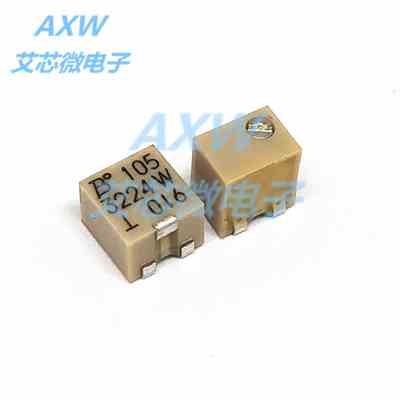 进口BOURNS电位器3224W-1-105E表贴片1M微多圈精密可调电阻