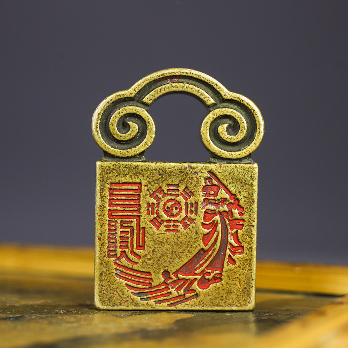 道家铜印章仿古紫微讳金光咒太上老君九天玄女清微令勅令道经师宝