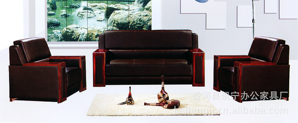 凯宁办公家具 供应实办公沙发 经理办公沙发 副总办公沙发