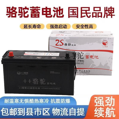 启动电瓶12V120AH蓄电池6-QWLZ-120货车柴油拖拉机铲车三轮农用车