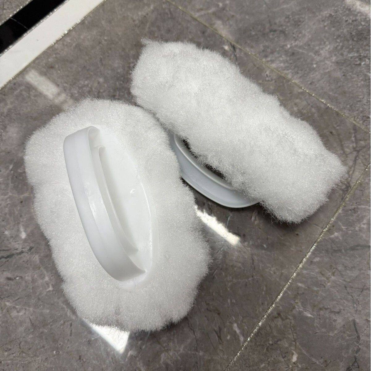 酒店专用长柄云朵软毛清洁刷卫生间马桶浴缸面盆棉花球洁厕刷子