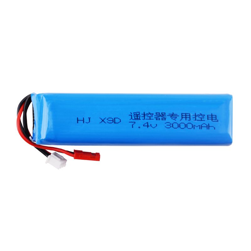 睿思凯FrSky X9D PLUS 遥控器电池控电7.4V 3000mAh 8C大容量