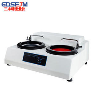 双盘双速抛光金相抛光机变速磨抛机预磨机 2金相试样磨抛机台式