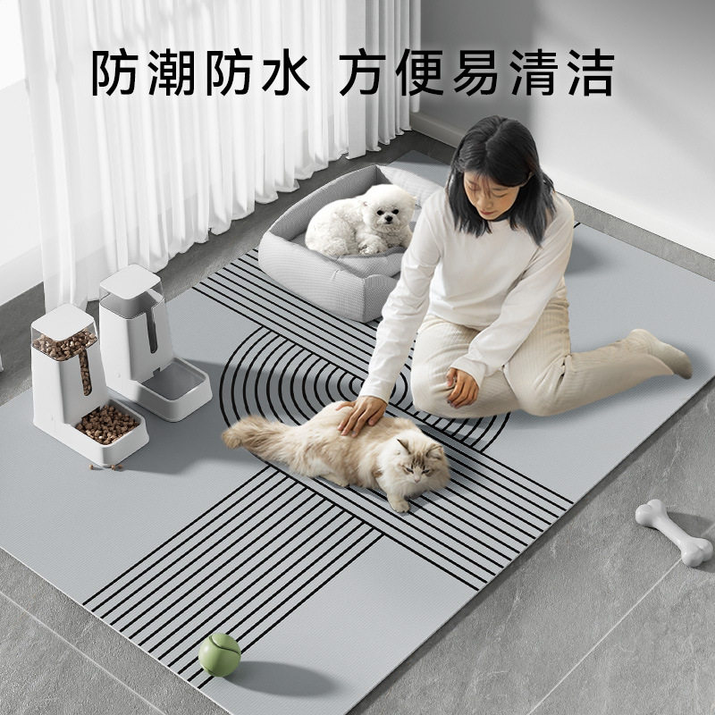 宠物地垫防水防尿猫垫子狗睡垫四季通用猫砂垫防带出狗笼垫板餐垫