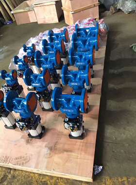 GJ641X-10气动铸铁管夹阀 GJ641X管夹阀