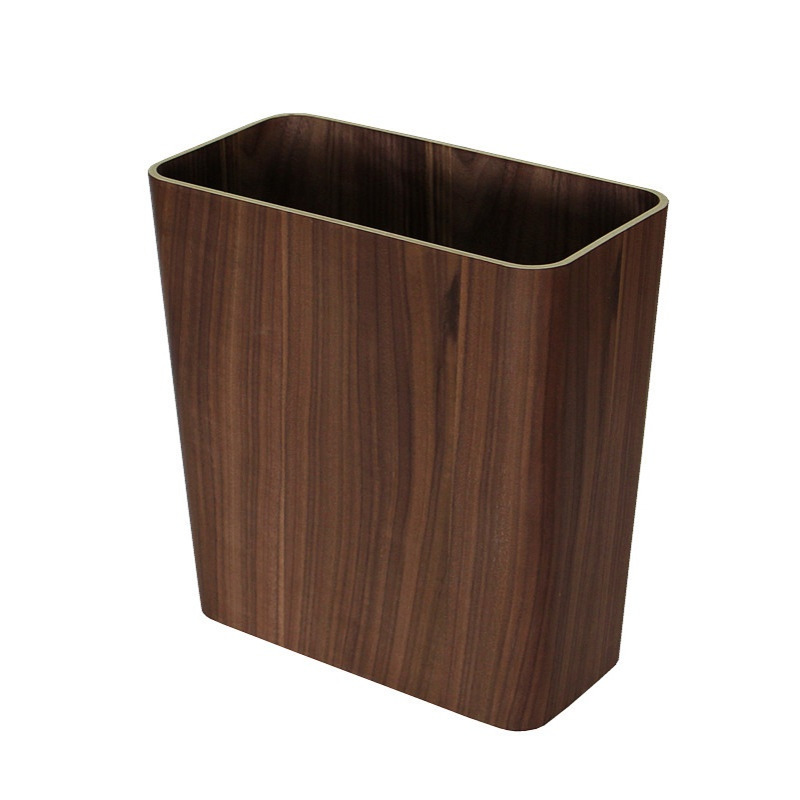 工厂垃圾篓家用商用垃圾桶实木酒店民宿创意烟灰桶垃圾箱纸篓批发