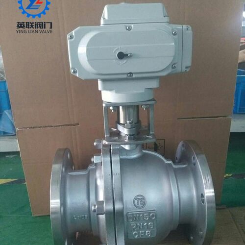 Q941F-16P电动O型法兰球阀电控两片式浮动球阀