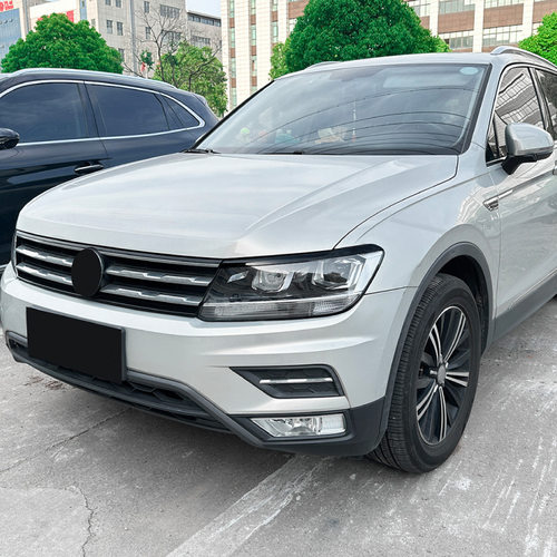 适用大众途观tiguan mk2 17-20款 灯眉前大灯车贴外饰跨境改装件