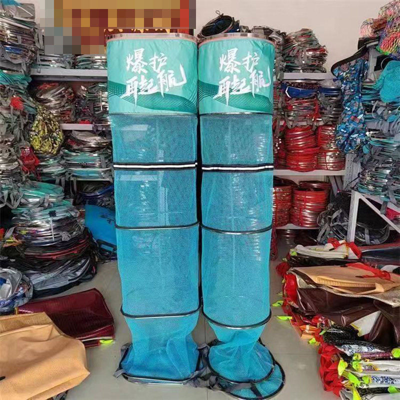 鱼护不锈钢圈涂胶网布黑坑竞技护加固口圈钓鱼渔护钓鱼用品鱼护