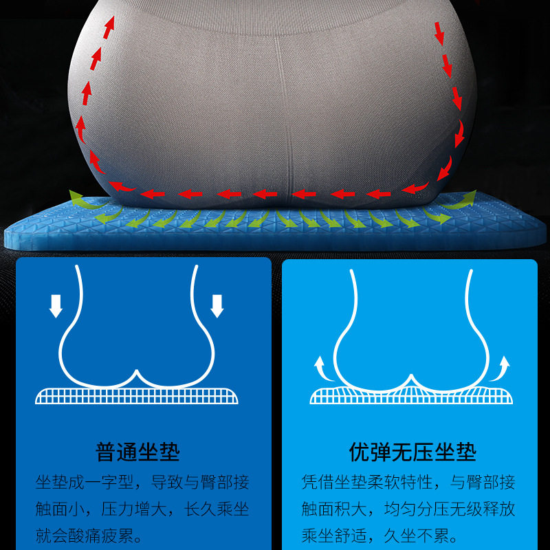汽车坐垫夏季凉垫四季通用垫子透气夏凉用品货车通用座椅冰丝座垫