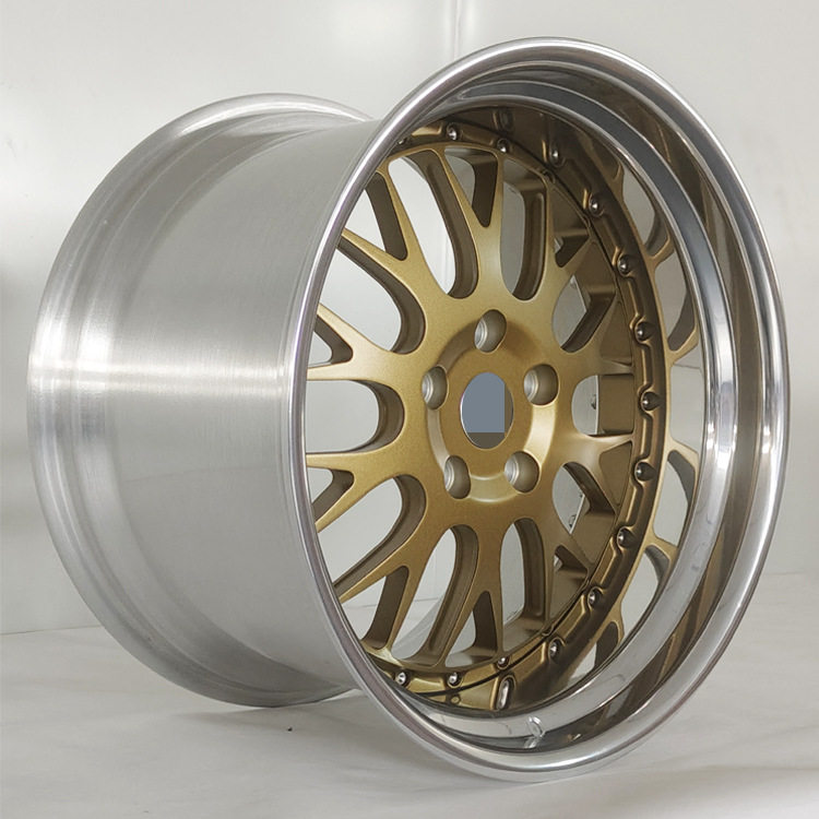 锻造两片式抛边轮毂19寸 5x120 wheels适用于宝马M3轮毂e92