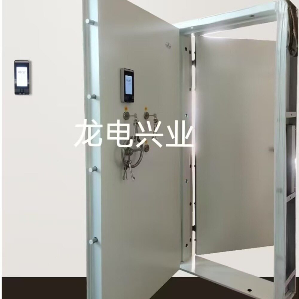 惠州5级防盗门兵器室智能防护门带人脸指纹、密码锁龙电兴业