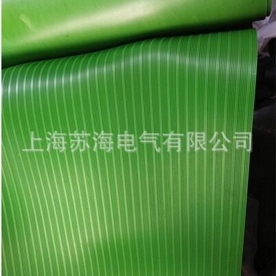15kv配电室绿色防滑 耐磨绝缘胶垫 5mm高压绝缘垫