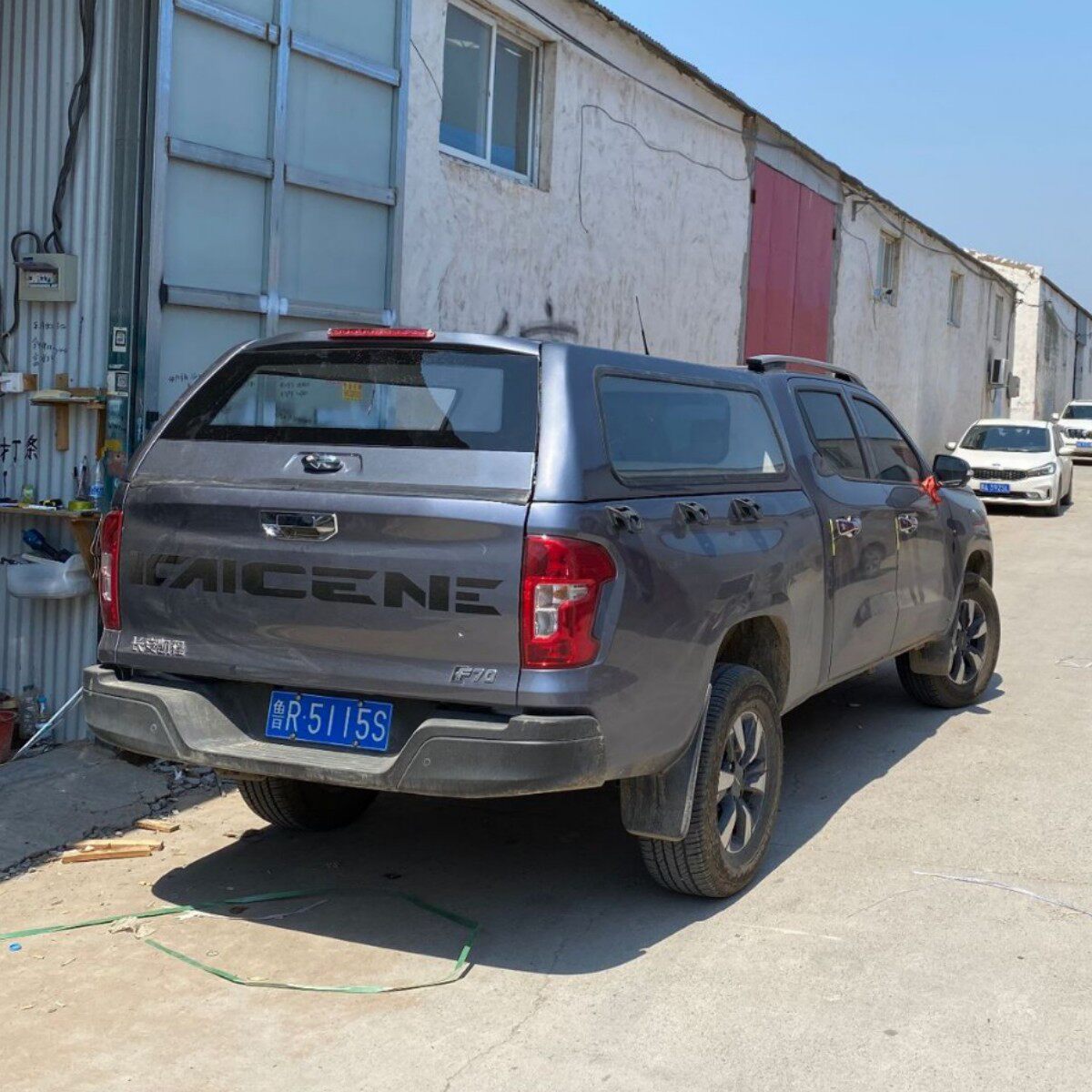长安皮卡后箱雨棚平顶高盖