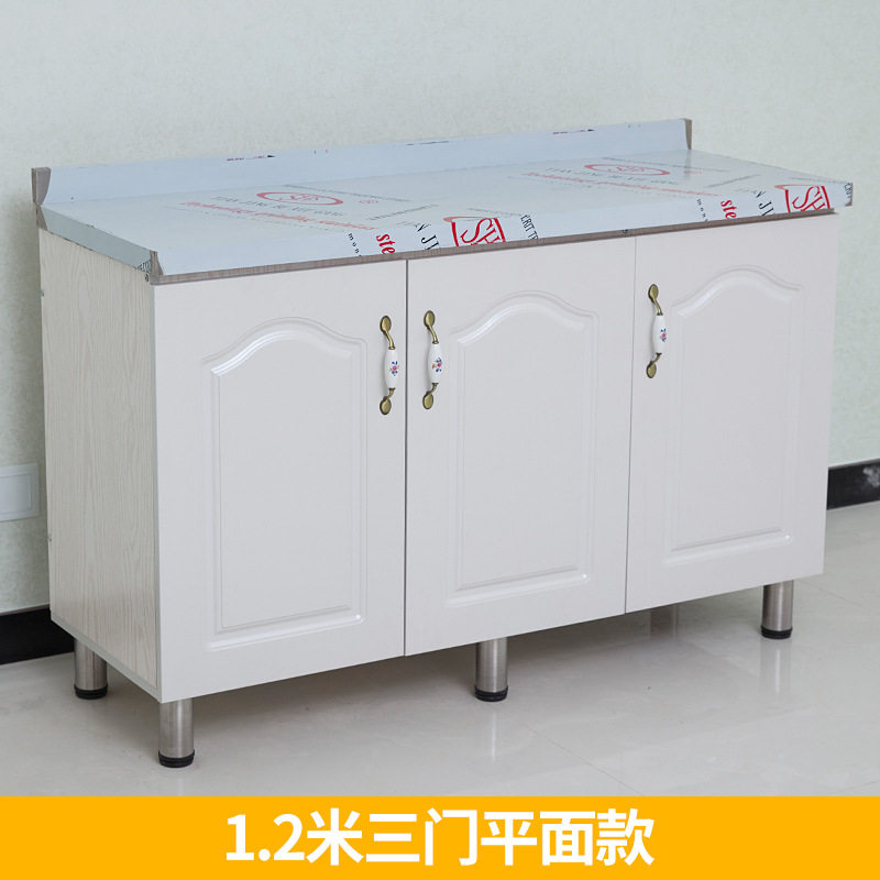 简易不锈钢台面厨房碗筷柜经济型