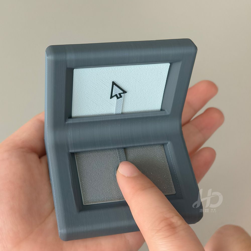 3D打印迷你可动光标电脑创意解压玩具微型电脑模型玩具