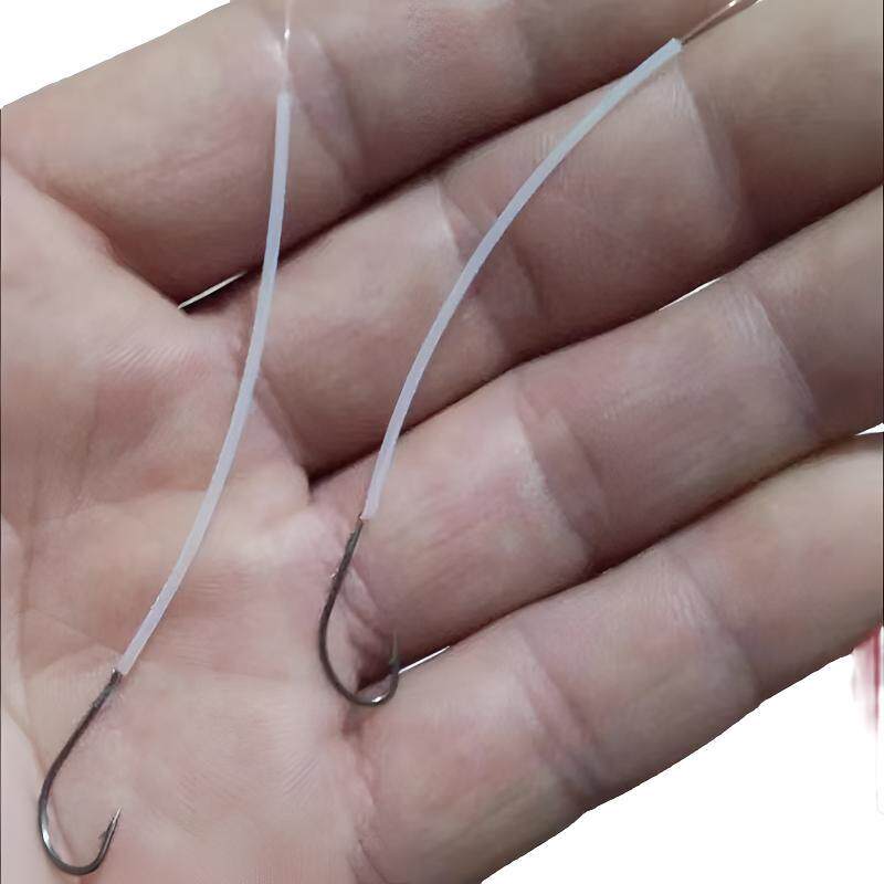 透明软管软毛超细极细细款散装散件钓鱼鱼钩线串钩子钩防缠绕胶管
