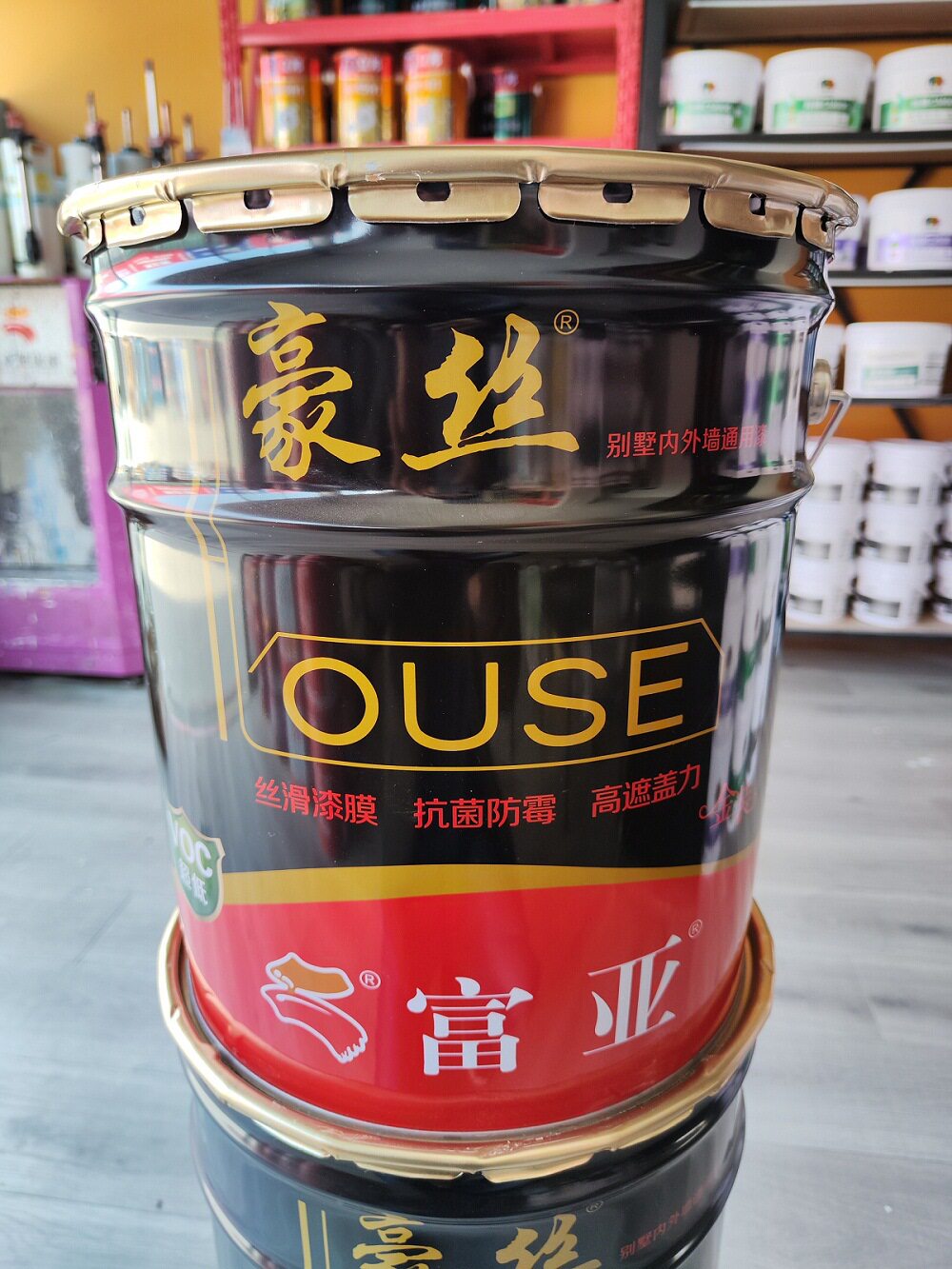 富亚豪丝别墅内墙用漆20kg/桶建筑物装饰性涂料油漆现货批发环保