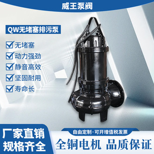 型 3热卖 绿色循环潜水排污泵标准铜芯电机污水提升80QW43