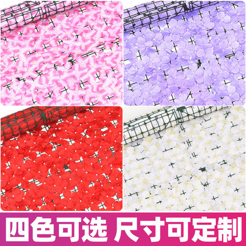 仿真草坪篱笆花牌假花人造围栏植物室内墙面造景布置吊顶装饰批发