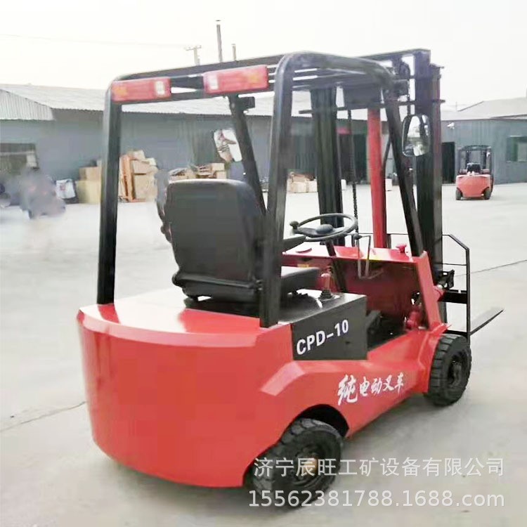 小型电动叉车托盘升高车 仓库搬运液压堆高机半自动装卸叉车